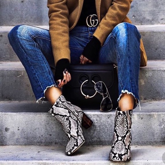 tory burch snakeskin boots